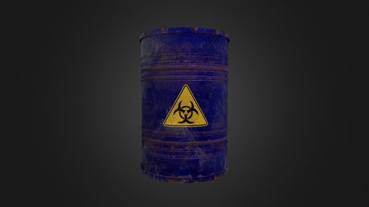 Rusty Barrel 3 3D Model
