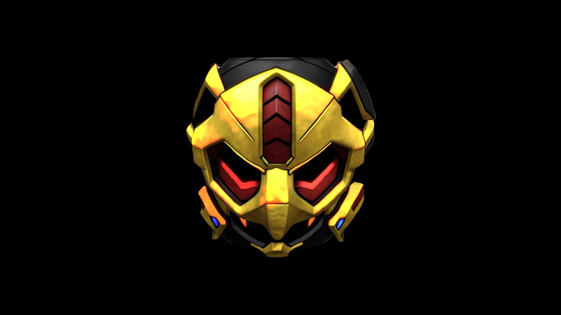 Helmet Mask Robot Cartoon 2190 - Download Free 3D model by klrxyz ...