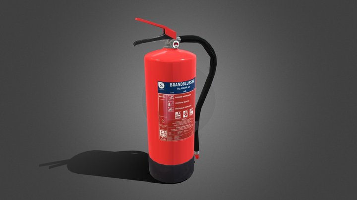 Fire extinguisher 3D Model