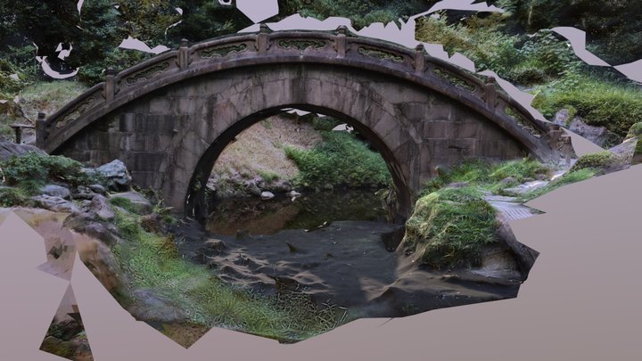 Engetsukyo bridge 3D Model