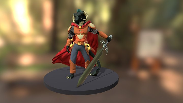 Dragonborn Ranger 3D Model