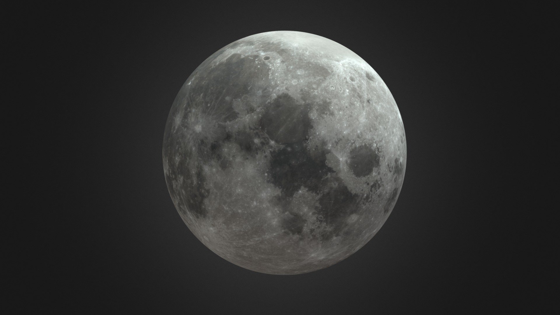 The Earth's Moon with 8K Textures - 3D model by Ali 3D (@ali3dexpress ...