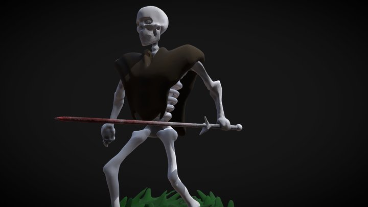 Medium - Skeli Skeleton 3D Model