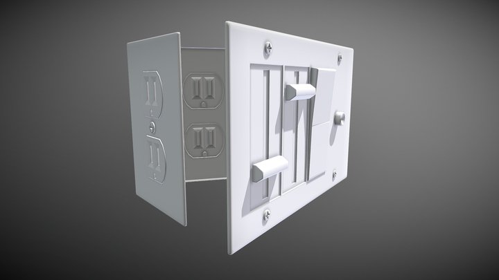 Outlets and Light-switch 3D Model