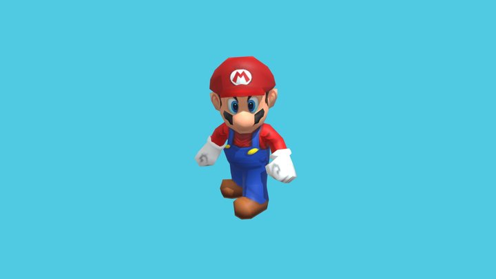 super-mario-bros-level-1-1 3D Model
