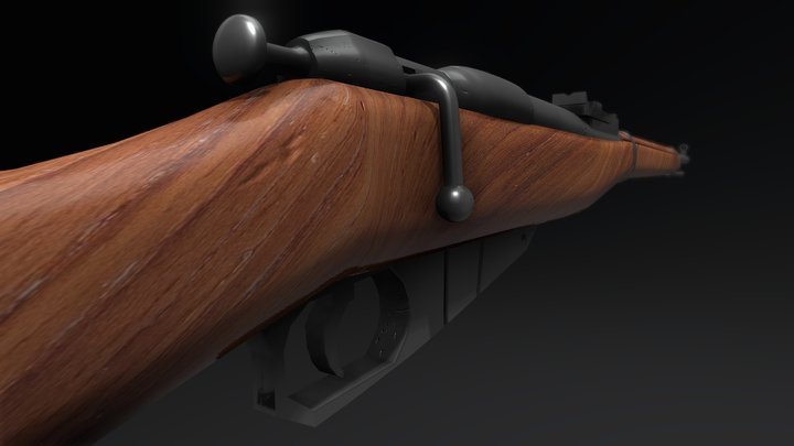 Mosin Nagant Rifle 3D Model