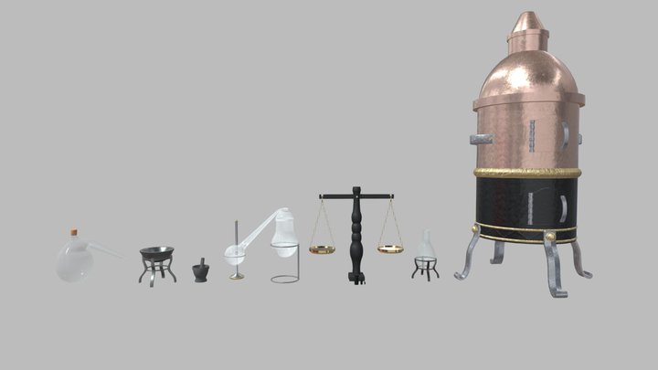 Retort 3D models - Sketchfab