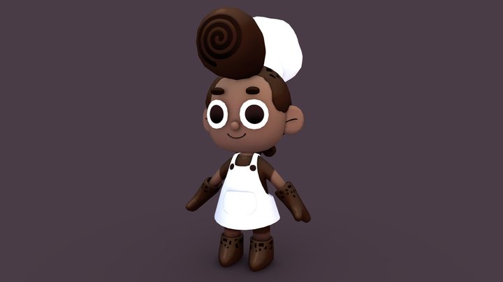 Bakesmith Player Character 3D Model