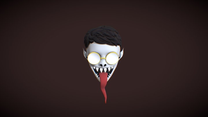 CSon Vampire Head 3D Model