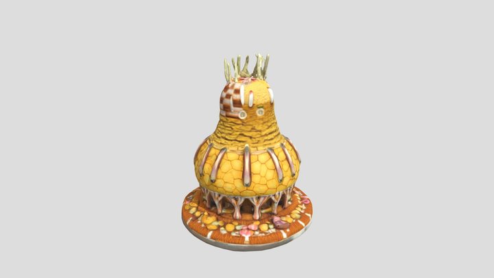 Golden Delight Monument 3D Model