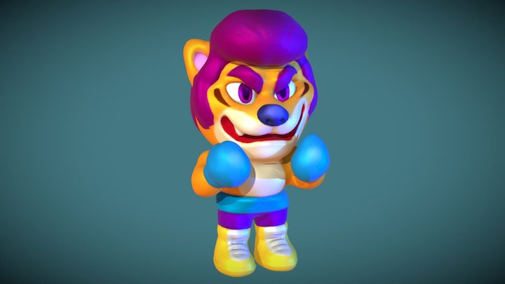 Tiger Fighter 3D Model