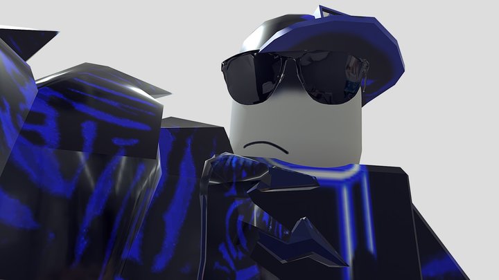 Blue corrupted killer (guest) 3D Model