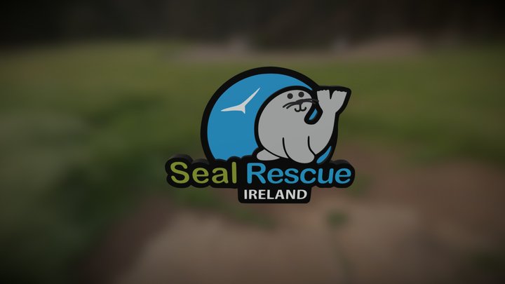 Seal Rescue Ireland Logo 3D Model