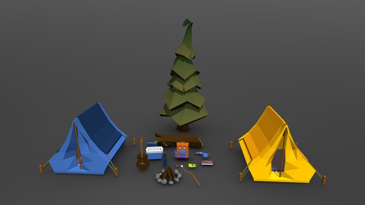 KAMP assets 3D Model