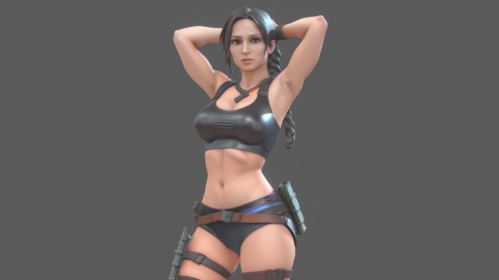 Lara Croft Variante 3D Model