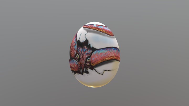 The Hatchling From Below 3D Model