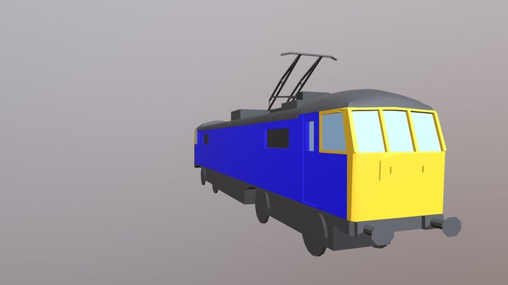 British Rail Class 86 3D Model