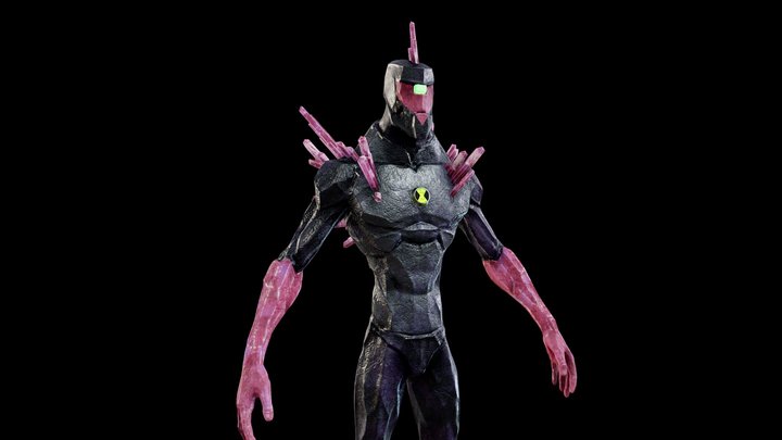 Ben 10 Alien Force Chromastone 3D Model