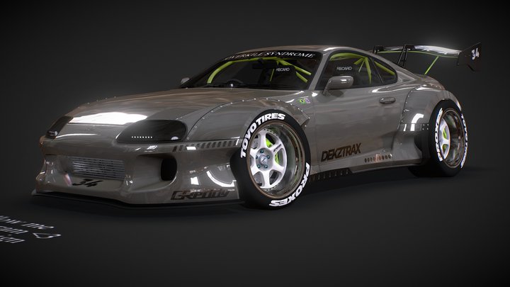 Toyota Supra "DEKZTRAX" [34] 3D Model