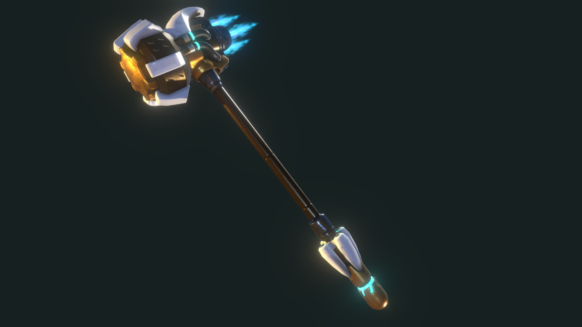 Reinhardt - Hammer - 3D model by RockyMadio [d86f425] - Sketchfab