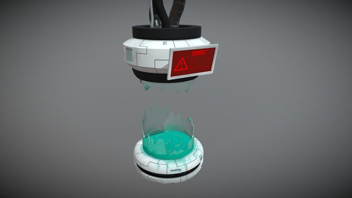 Broken Pod [Game Ready] 3D Model