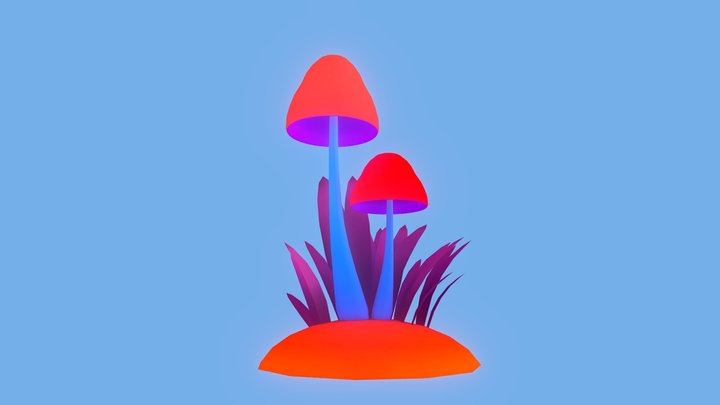 Mushroom - Substance Painter 3D Model