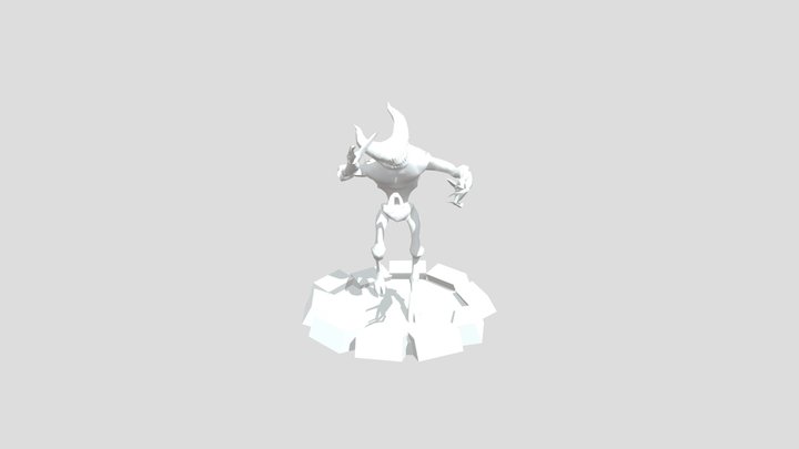 The new ink demon from batdr with base 3D Model