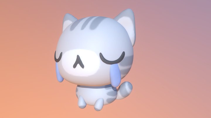 Cute Cat 3D Model