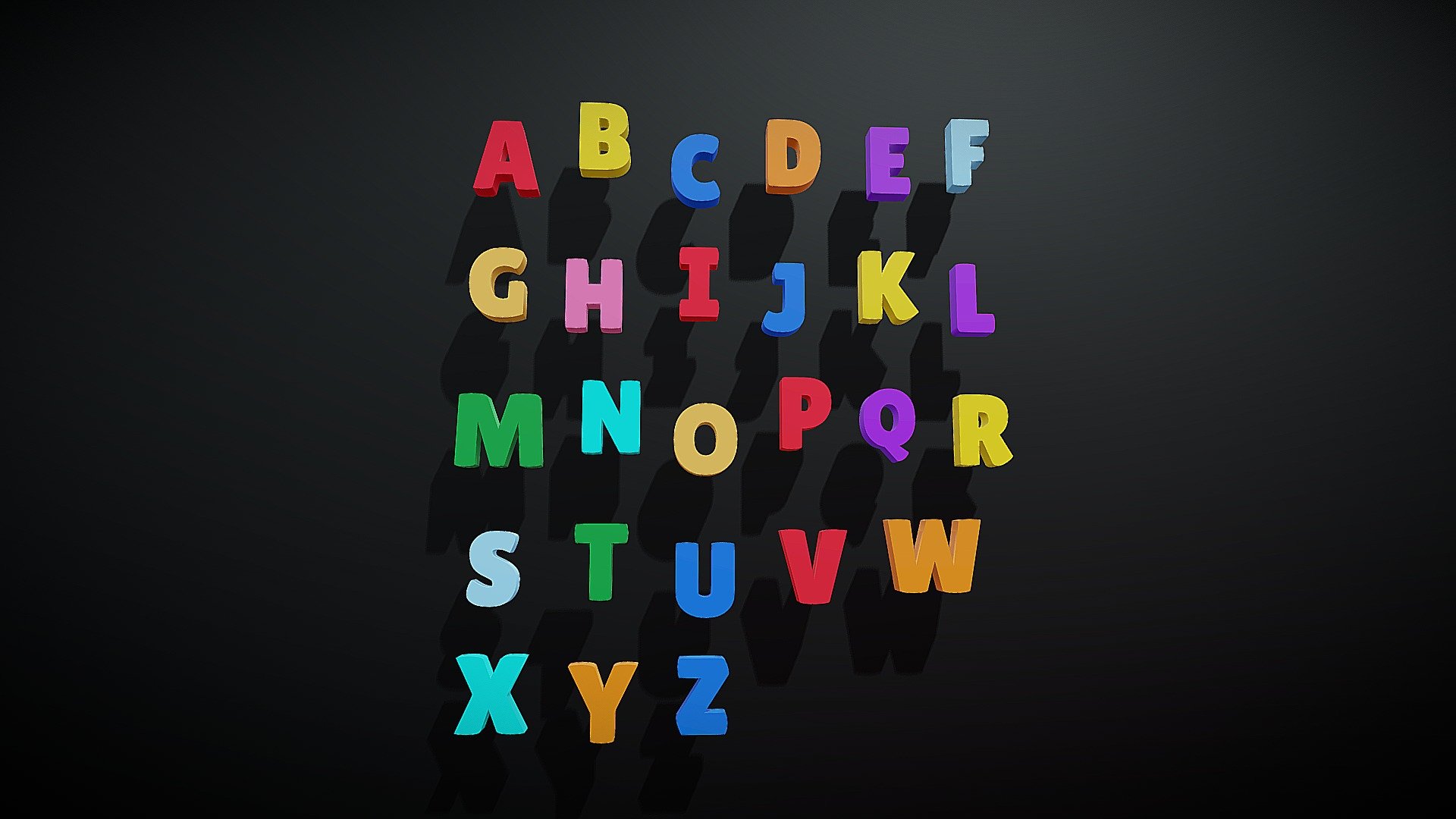 Alphabet Asset — Sketchfab embed 3D viewer