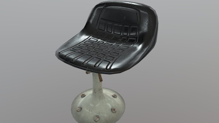 Turret Room Chair 3D Model