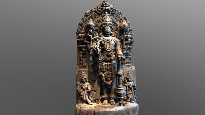 The Hindu deity Vishnu 3D Model
