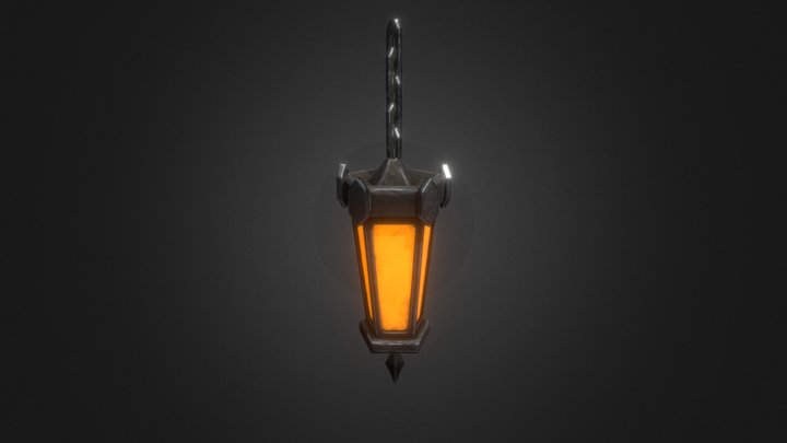 Stylized Lantern 3D Model