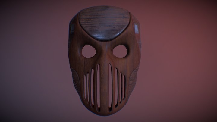 WOODEN MASK 3D Model