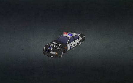 PoliceFord.obj 3D Model