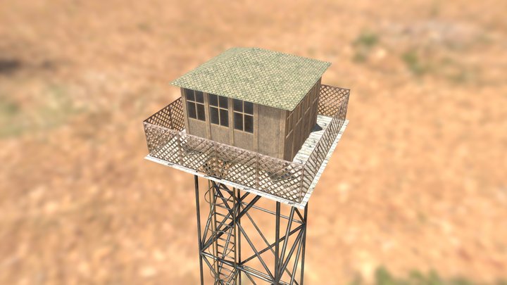 Firewatch lookout tower 3D Model