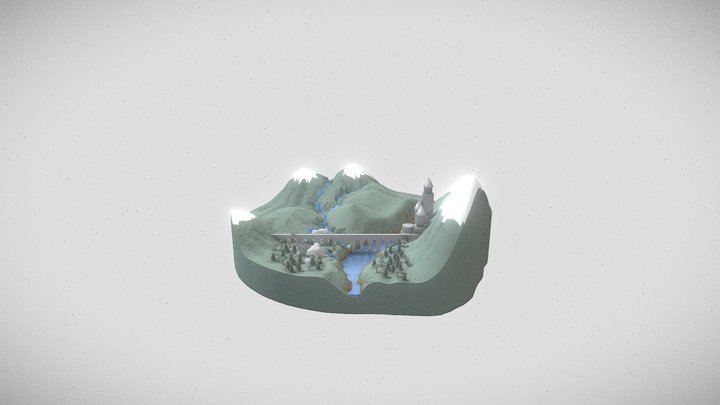 littel island 3D Model