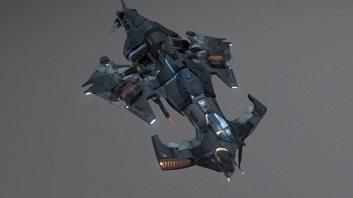 Hammerhead in full armor 3D Model