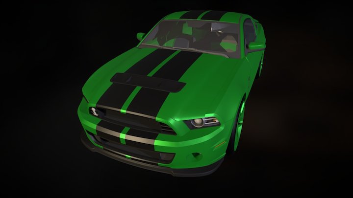 GT500 2013 3D Model