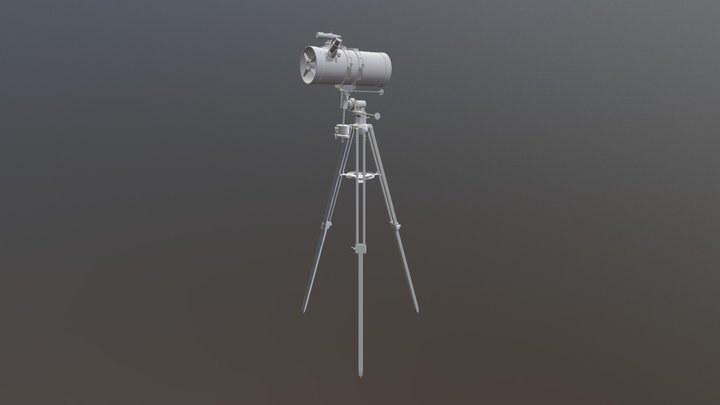 telescope 3D Model