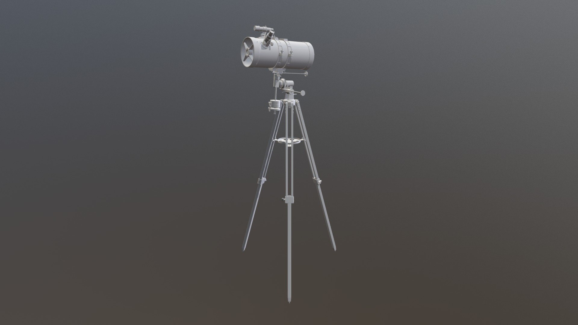 Telescope - 3d Model By Nicholasrosato [d876ec3] - Sketchfab