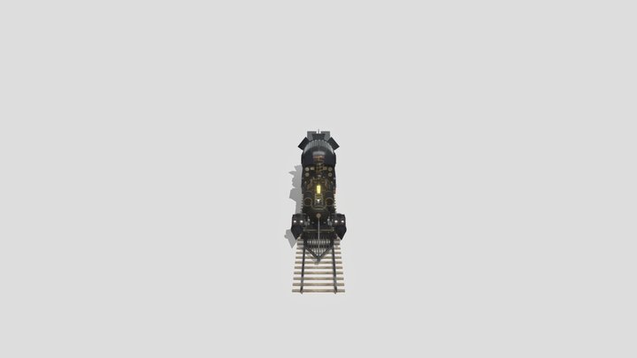 Back to the Future Jules Verne Train 3D Model