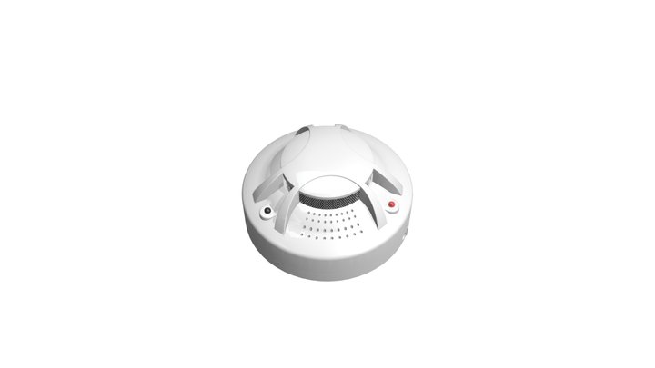 JTY-GD-TC901 独立式光电感烟火灾探测报警器 3D Model