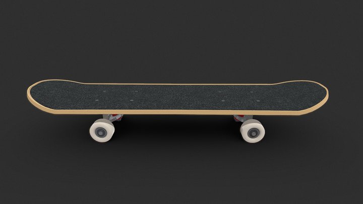 Skateboard 3D Model – Modello 3D gratuito STL