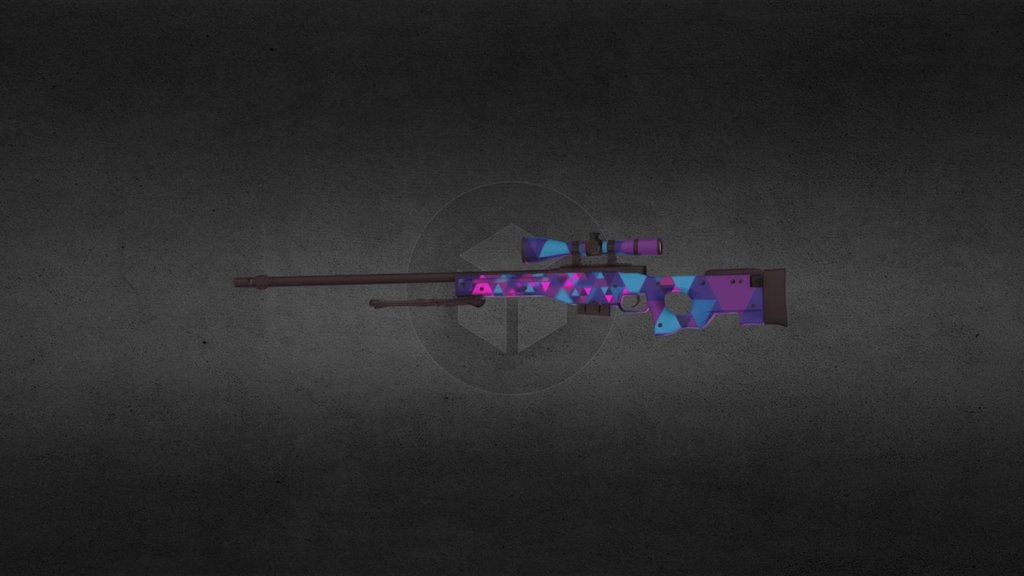 Low Poly Series - AWP - 3D model by João Guilherme (@mine_slim ...