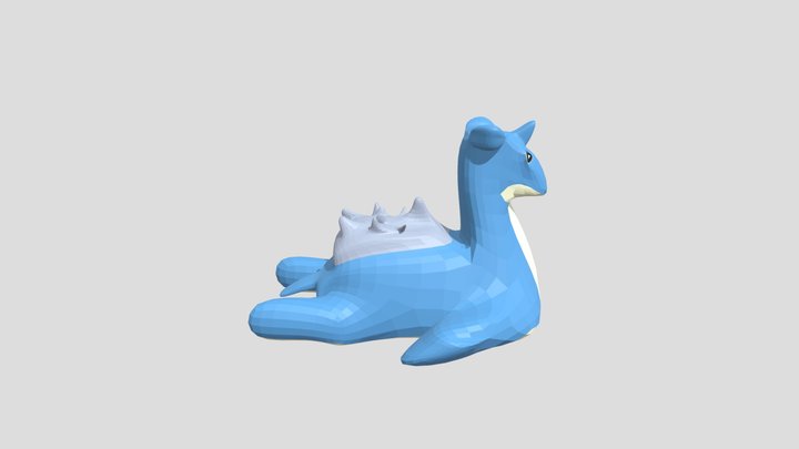 Lapras Model 3D Model