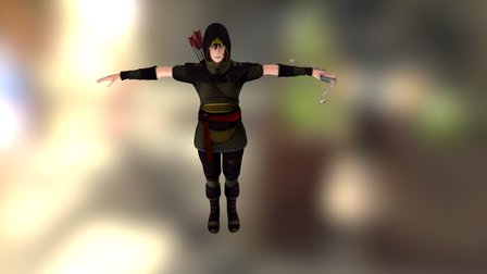 ninja walk 3D Model