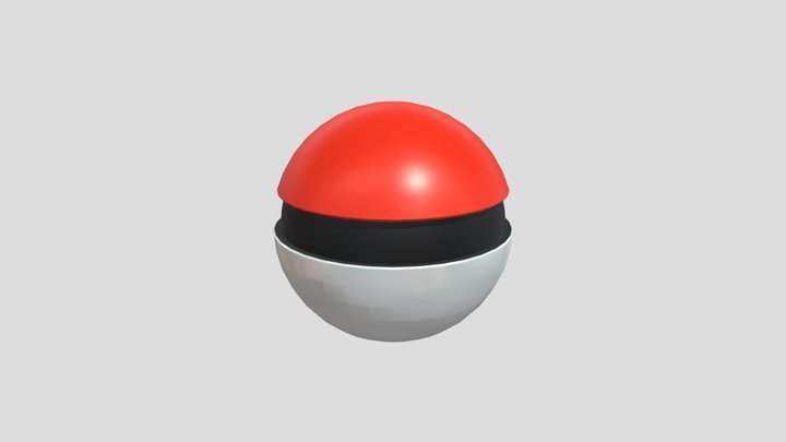 Pokebola 3D Model