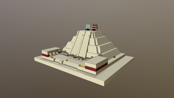 Templo Mayor 3D Model