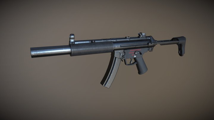 MP5 SD 3D Model