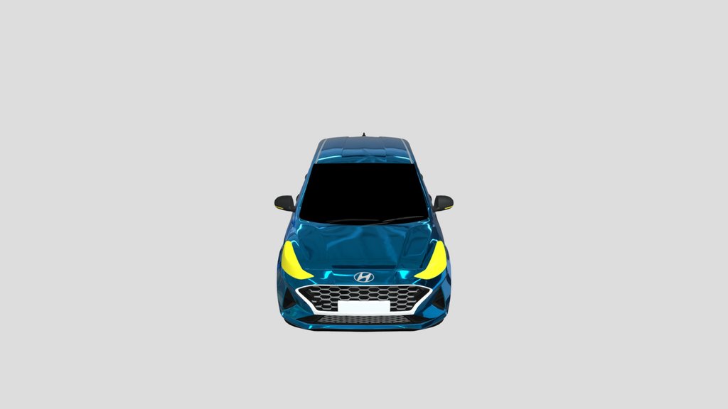 Hyundai aura blue colour 2022